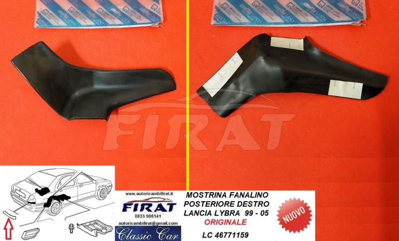 MOSTRINA FANALINO LANCIA LYBRA POST.DX (46771159)